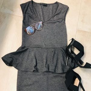 Gray work dress size S